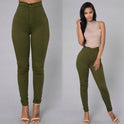 Ladies fashion slim casual stretch skinny jeans
