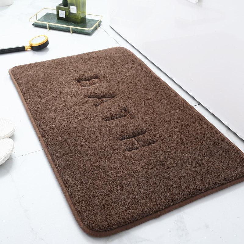 Cross-border Memory Foam Floor Mat Bathroom Bathroom Coral Fleece