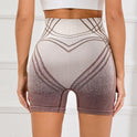 Female Gradient Sports And Fitness Shorts