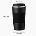 510ML Leakproof Insulated Thermal Travel Stainless Steel Coffee Mug Cup Flask