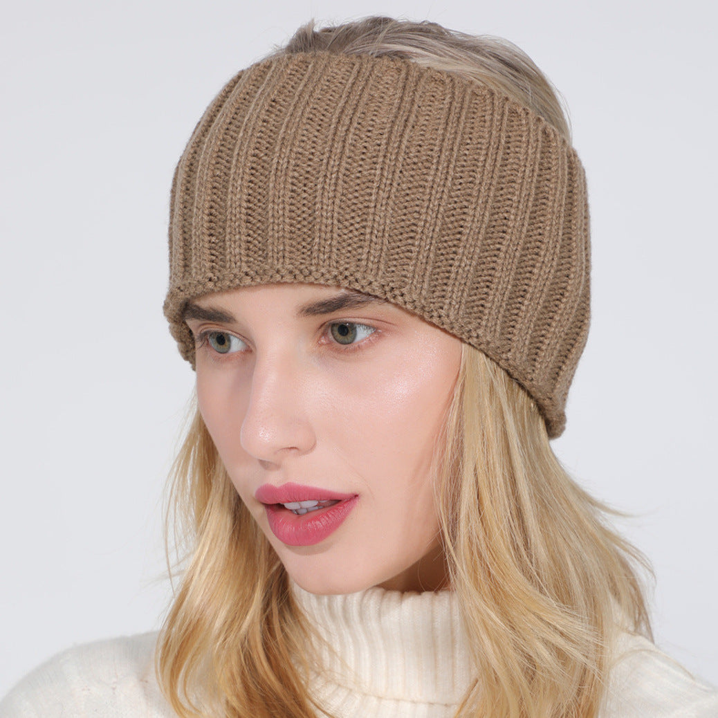 Knitted Hairband Ladies Air Top Ponytail