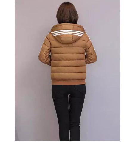 Women's Clothing Short Cotton Jacket New Winter Clothes Student Clothing Slim-fit Hood Fashionable Cotton Coat