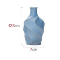 Ceramic vase simulating dry flower vase