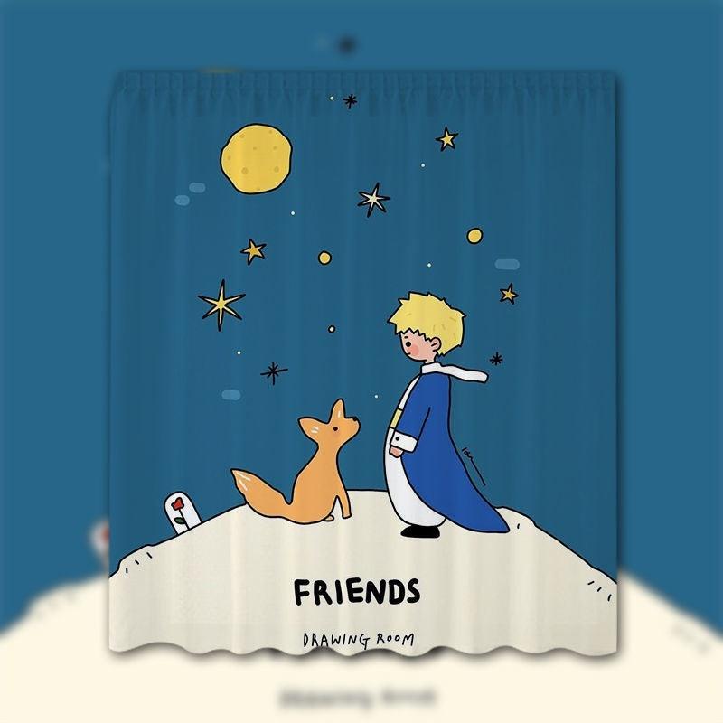 Dormitory Simple Paste Shading Cloth Korean Ins Style Velcro Curtain