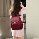 Backpack ladies all-match small backpack casual fashion travel school bag