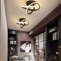 Ceiling Light LED Black Irregular - UK