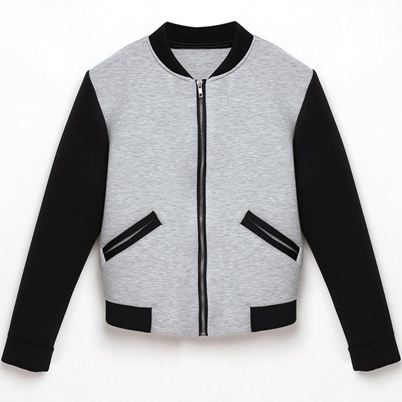 Knitted color matching sweater