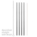 Colourful Reusable Stainless Steel Straws