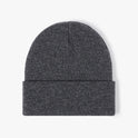 Autumn And Winter Light Board Warm Thickened Double-layer Simplicity Women's Knitted Hat