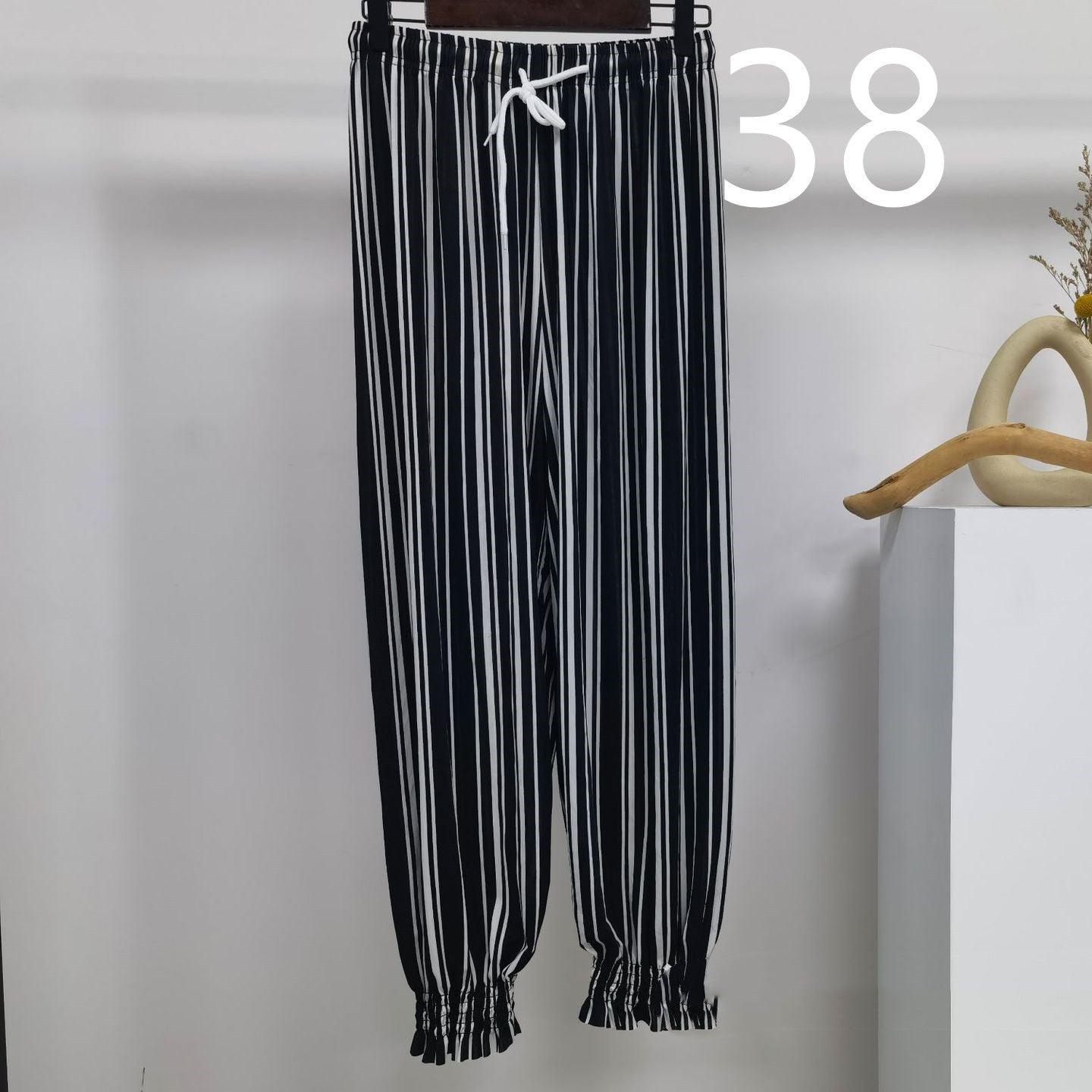 Women's Loose Drawstring High Waist Lantern Slacks