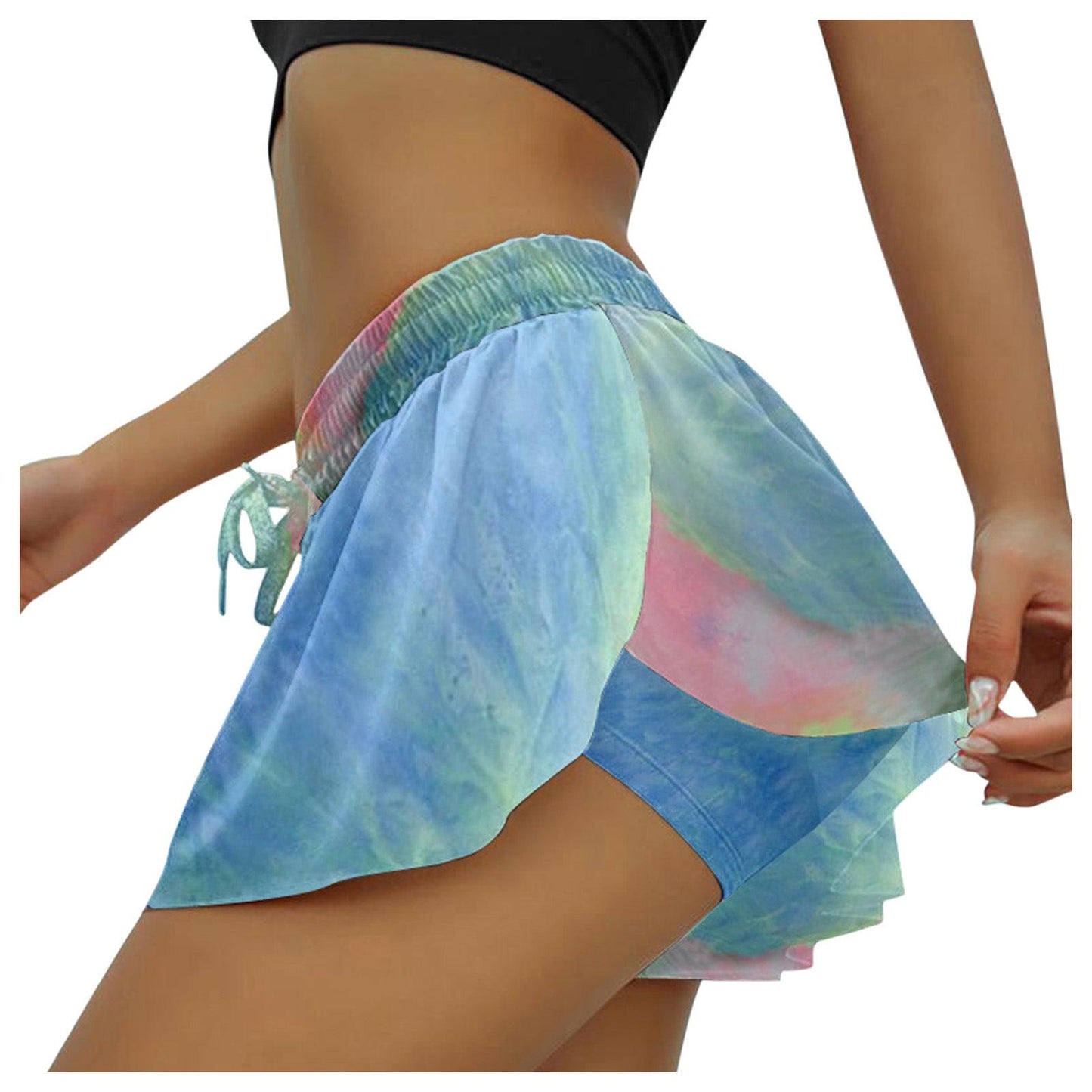 Women's Summer Fashion Drawstring Skirt Pants