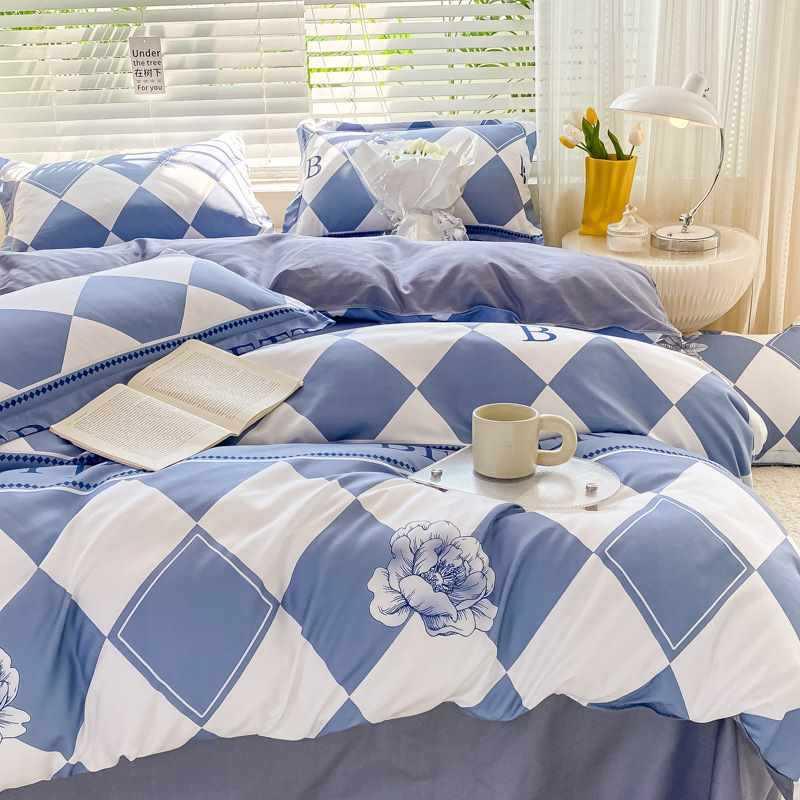 Washed Cotton Double Bed Quilt Cover