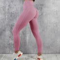 Solid color exercise leggings