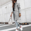 Simple Long Sleeve Button Nizi Coat