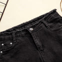 Women's loose-fit fleece slim jeans