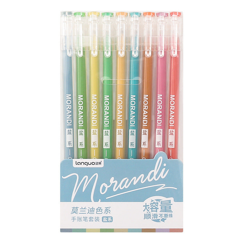 Retro Hand Account Set Student Notes Cute Girl Japanese Color Gel Pen