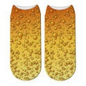 Beer Beer Print Socks, Women's Boat Socks, Adult Socks