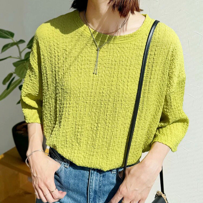 Japanese Women's T-shirt High-grade Loose