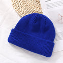 Autumn And Winter Warm Landlord Hat Melon Skin Women Retro Knitted Hat