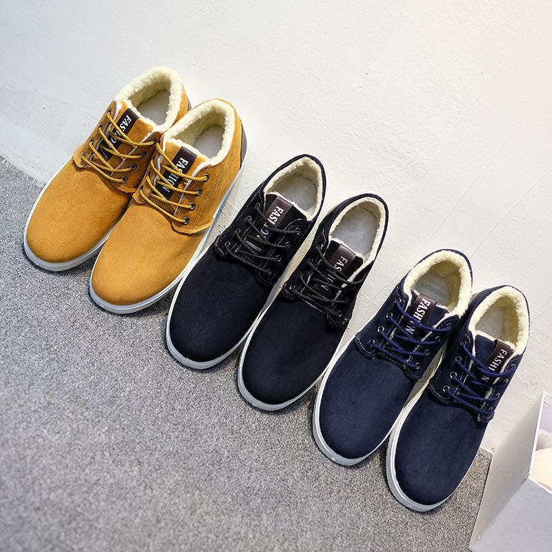 Casual flat-heel men's shoes cotton shoes snow boots