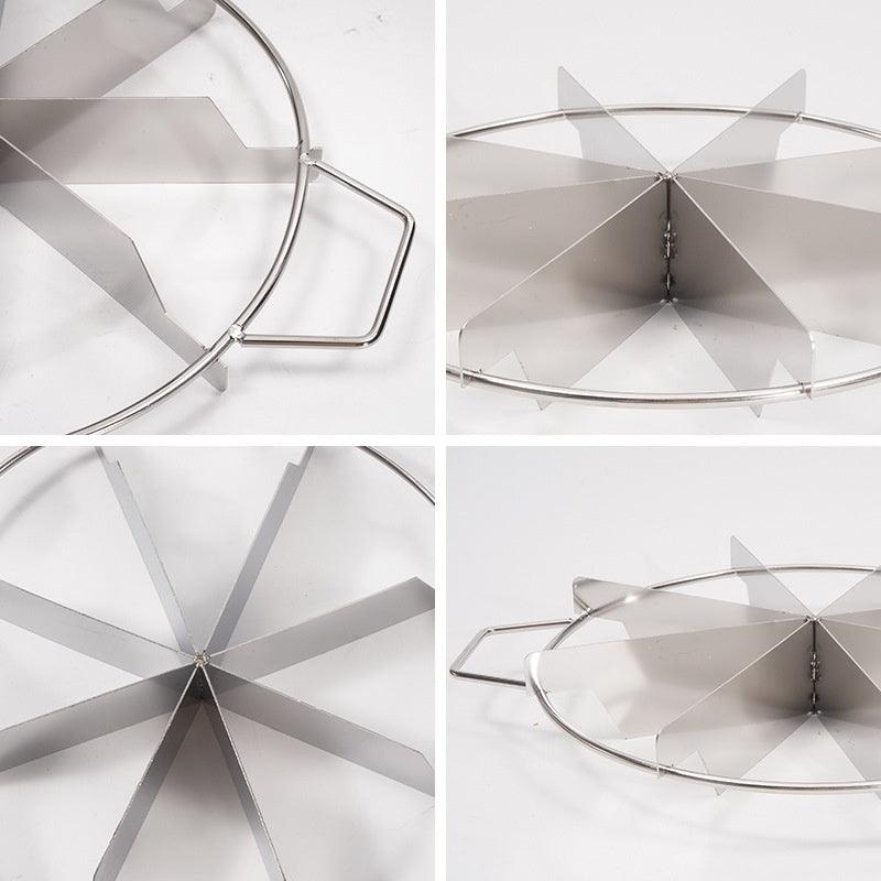 Stainless Steel Cake Cutter 8-inch Pizza Pancake 6-8 People Separator