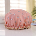 Double-layer Waterproof Shower Cap Disposable Hair