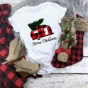 Women's Christmas Movie Print Crew Neck T-shirt