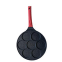 Aluminum Alloy Frying Pan Non-stick  Seven-hole Breakfast pan