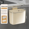 Kitchen Wall-mounted Trash Can Household Toilet Large Capacity Punch-free Hanging