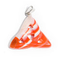 Natural Crystal Stone Celtic Knot Pendant Ornaments