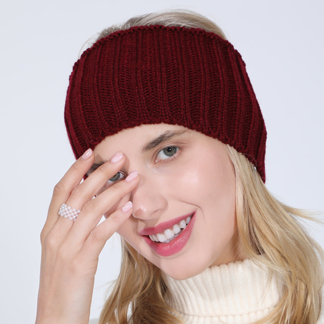 Knitted Hairband Ladies Air Top Ponytail