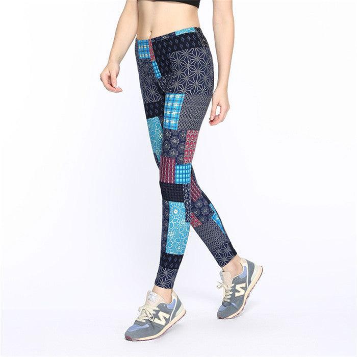 Women's Fashion Double-sided Brushed English Letters Nine-quarter Pants