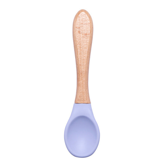 Silicone Baby Food Supplement Tableware Silicone Spoon