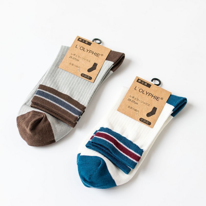 Running Rivers And Lakes Stall Product Model Cheap Cotton Socks