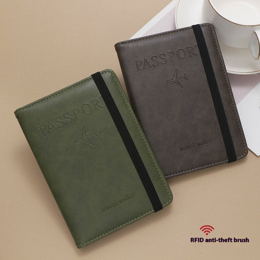 RFID Passport Holder Multi-function Passport Cover SIM Card