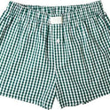 Women's Casual Plaid Cotton Arrow Pants Loose Four-corner Button Shorts