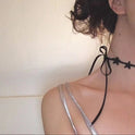 Black Five-pointed Star Lace Is The Senior Princess's Personalized Clavicle Chain
