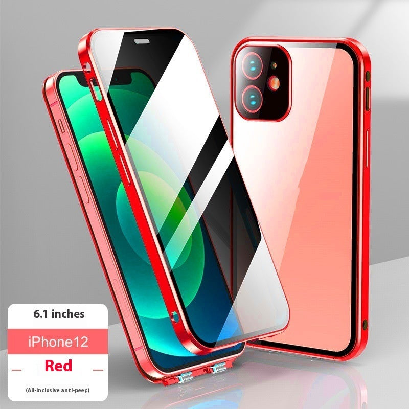 Double-sided Buckle Glass Privacy Phone Case