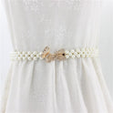 Women's Rhinestone Pearl Waist Chain Fashion Dress Decoration