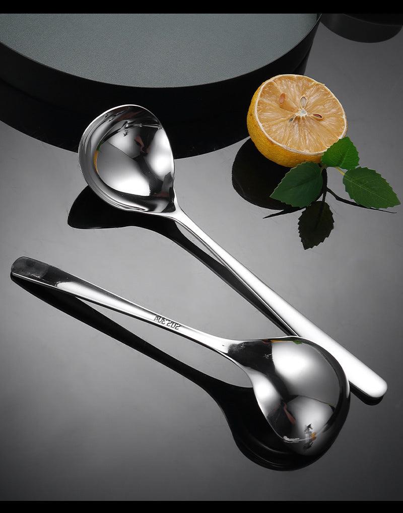 Stainless Steel Soup Ladle Kitchen Thickened Long Handle