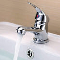 Cloakroom Basin Mixer Tap Chrome Basin Sink Mono Bathroom  Fixings    Waste New