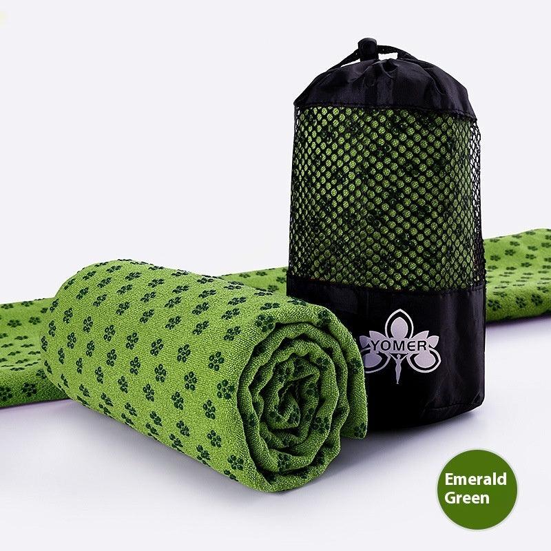 Home Anti Slip Particle Sweat Absorbing Yoga Towel