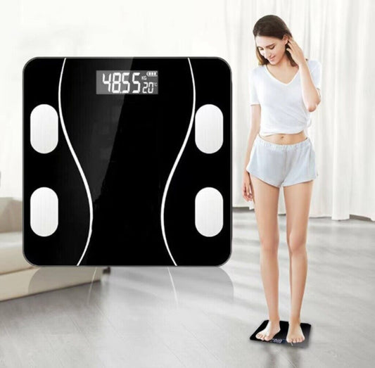 Digital Bathroom Scales 180KG Body Weight Weighing Scale LCD Electronic UK