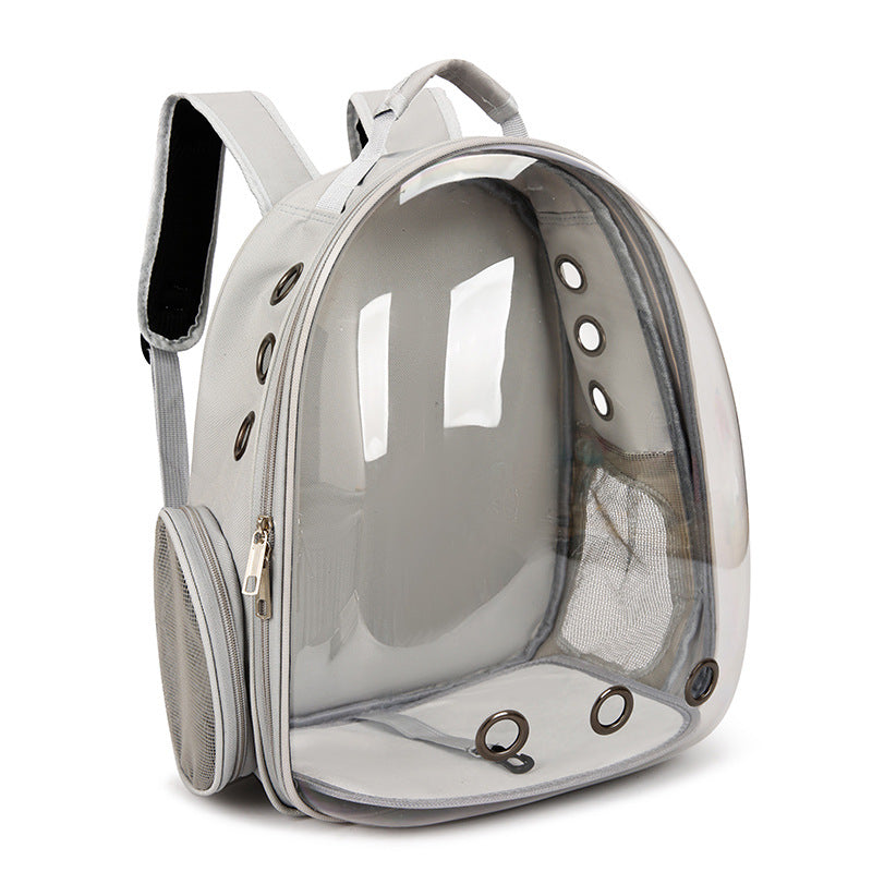Cat bag, pet backpack for going out, portable transparent space capsule, pet bag for going out, breathable backpack for cats