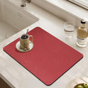 Absorbent Bowl And Plate Drying Mat Bar Counter Wash Basin Water Draining Pad Kitchen Table Table Non-slip Mat