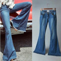 Women's Wide-leg Slim-fitting Mid-waist Sexy Jeans