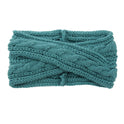 European And American Knitting Twist Cross Wool Hair Band