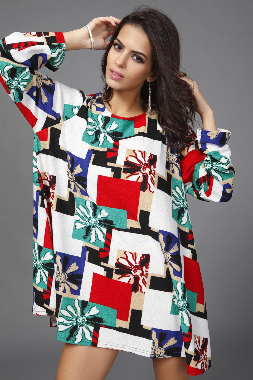 Fashionable oversized dress