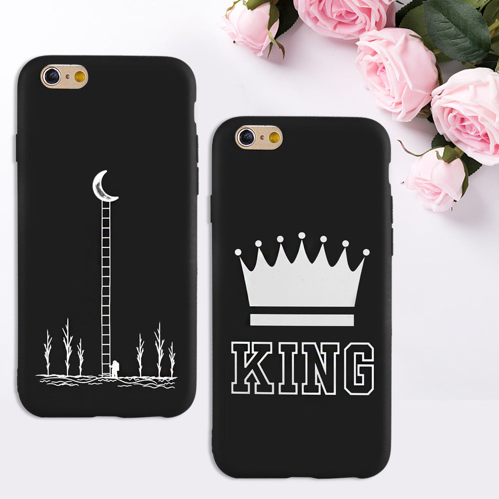 Personalized King Crown Painted Simple Phone Case