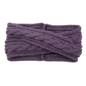 European And American Knitting Twist Cross Wool Hair Band